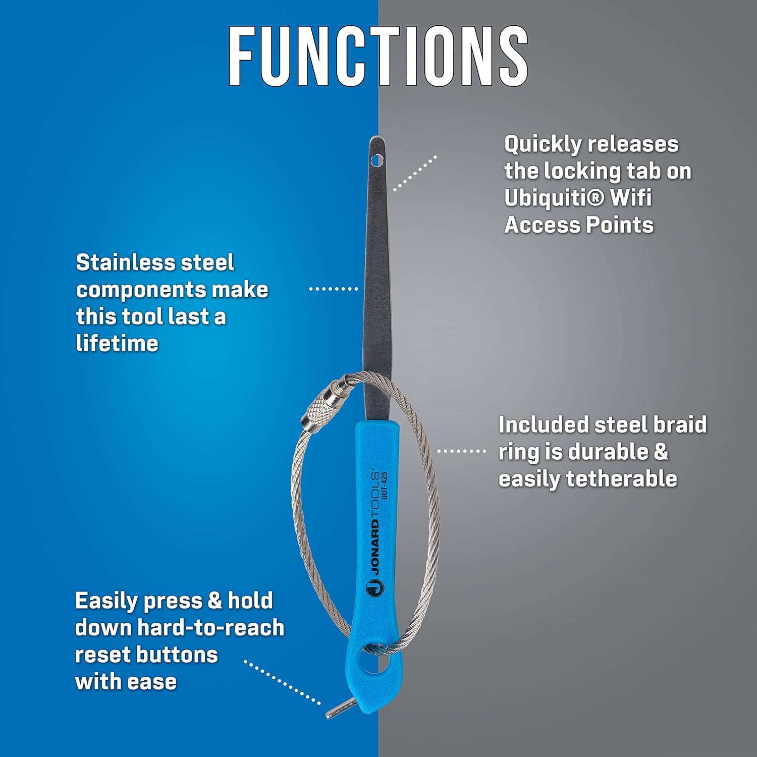 Cool Stuff: Jonard Tools UUT-425 Ubiquiti WiFi Access Point Base Unlock & Reset Tool